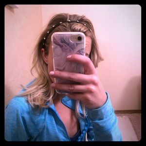 Black studded headband